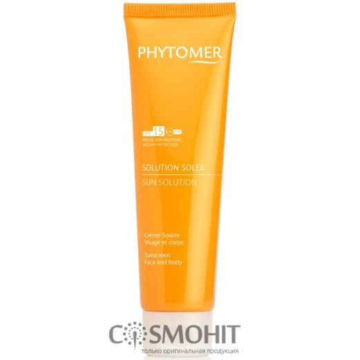 Phytomer Moisturizing Sun Cream Sunscreen for Face & Body SPF 15 - Cолнцезащитный крем для лица и тела