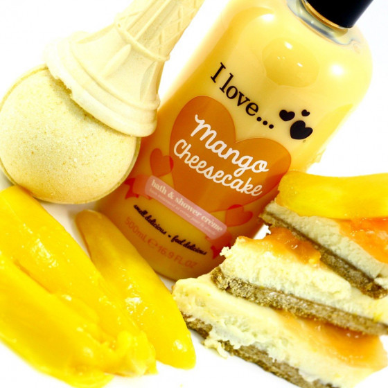 I Love Mango Cheesecake Bath & Shower Creme - Крем для ванны и душа "Манговый чизкейк" - 1