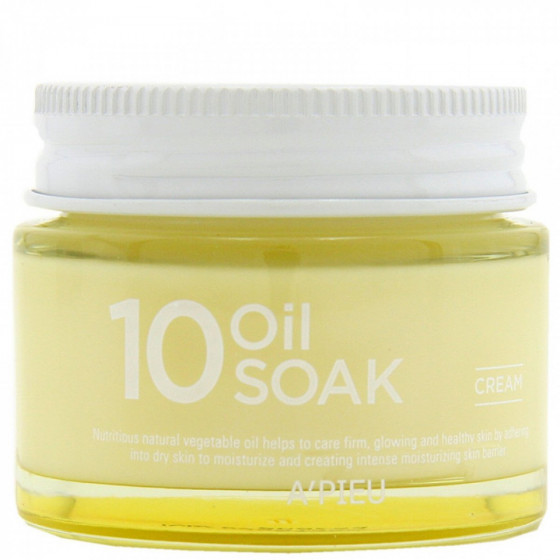 A'Pieu 10 Oil Soak Cream - Интенсивный крем на основе натуральных масел