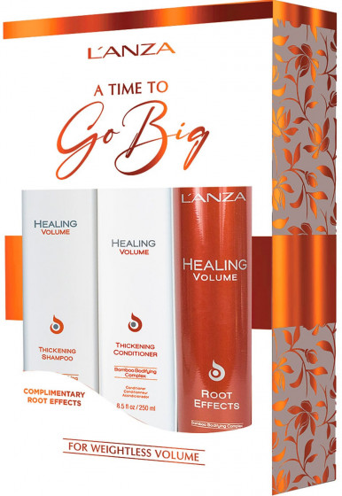 L'anza Healing Volume Holiday Trio Box - Подарочный набор для придания объема волосам