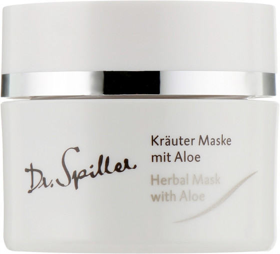 Dr. Spiller Herbal Mask with Aloe - Травяная маска с алоэ