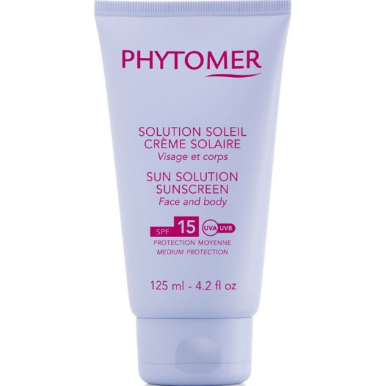 Phytomer Moisturizing Sun Cream Sunscreen for Face & Body SPF 15 - Cолнцезащитный крем для лица и тела