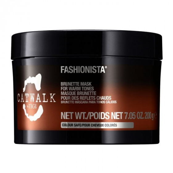 Tigi Catwalk Fashionista Brunette - Тонирующая маска для темных волос