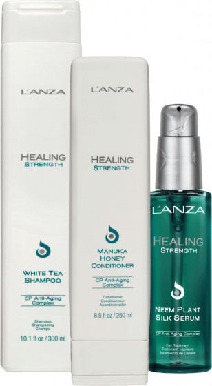 L'anza Healing Strength Holiday Trio Box - Подарочный набор для волос - 1