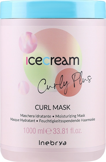 Inebrya Ice Cream Curly Plus Curl Mask - Маска для вьющихся волос