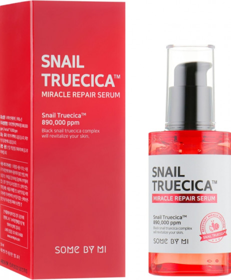 Some By Mi Snail Truecica Miracle Repair Serum - Восстанавливающая сыворотка с муцином чёрной улитки и керамидами - 1