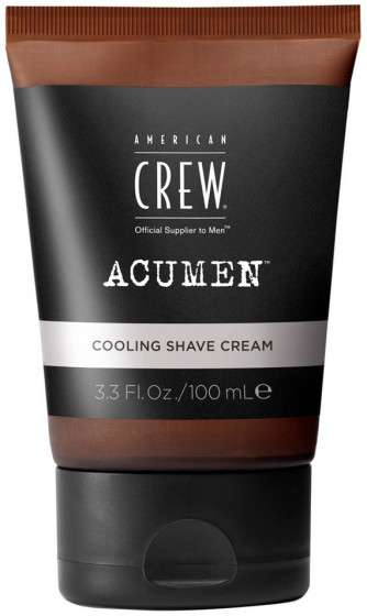 American Crew Acumen Cooling Shave Cream - Освежающий крем для бритья - 2