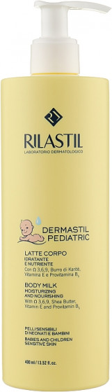 Rilastil Dermastil Pediatric Body Milk - Детское увлажняющее молочко для тела