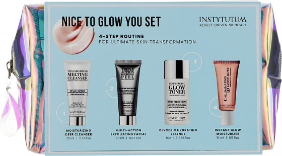 Instytutum Nice To Glow You Set - Набор миниатюр для сияния кожи - 1