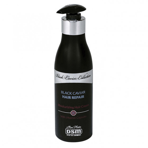 Mon Platin DSM Black Caviar Moisturizing Hair Cream Repair - Восстанавливающий увлажняющий крем для волос с экстрактом черной икры и витаминными капсулами