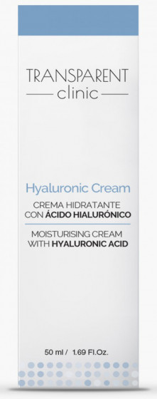 Transparent Clinic Hyaluronic Cream - Увлажняющий крем для лица с гиалуроновой кислотой - 2