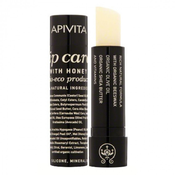 Apivita bio-eco lip care with honey - Бальзам для губ с пчелиным воском и медом