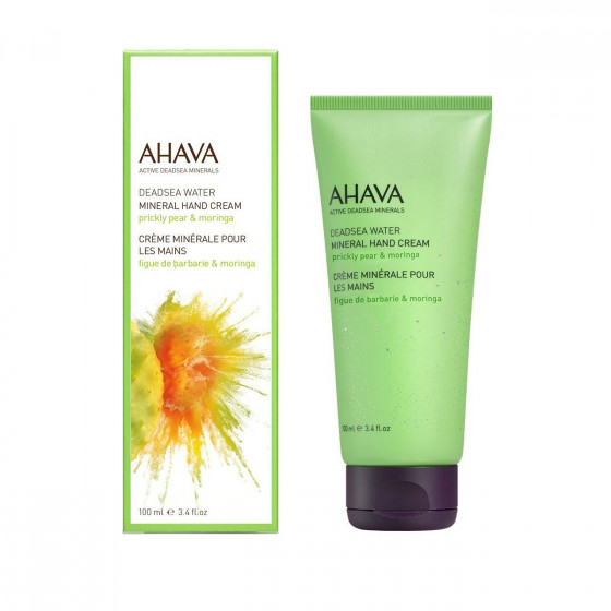 Ahava Mineral Hand Cream Prickly pear & moringa - Крем для рук минеральный "Колючая груша & Моринга"