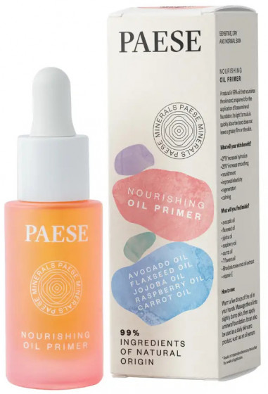 Paese Minerals Nourishing Oil Primer - Питательное масло-праймер под макияж