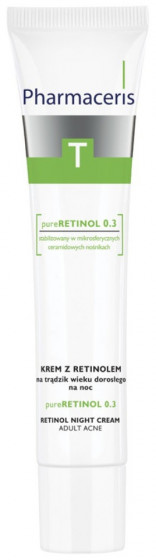 Pharmaceris T Pure Retinol 0.3% - Ночной крем с ретинолом