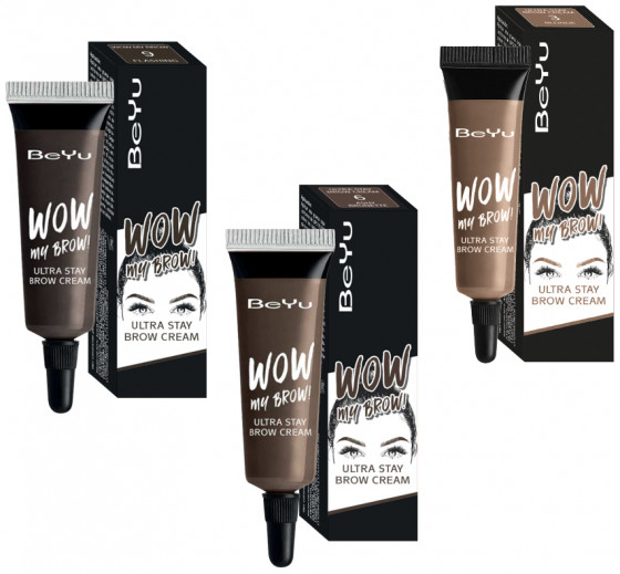 BeYu Wow My Brow Ultra Stay Brow Cream - Жидкая подводка для бровей - 2