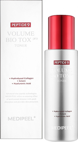 Medi Peel Peptide 9 Volume Bio Tox Toner Pro - Омолаживающий тонер для лица с пептидами - 1