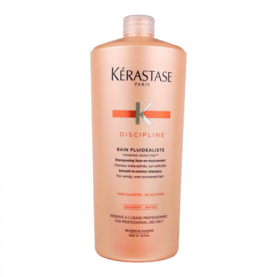 Kerastase Discipline Bain Fluidealiste Smooth-in-Motion Shampoo Sans Sulfates - Шампунь-ванна для разглаживания непослушных волос (без сульфатов)