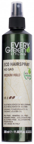 Dikson Every Green Eco Spray No Gas Medium - Экологический лак-спрей без газа средней фиксации