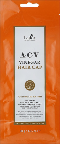 La'dor ACV Vinegar Hair Cap - Маска-шапочка для волос с яблочным уксусом