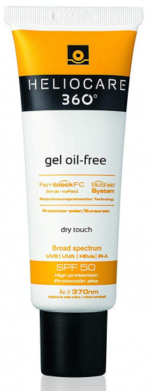 Cantabria Heliocare 360º Gel Oil-Free Dry Touch SPF50 - Солнцезащитный гель на водной основе - 1