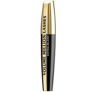 L'Oreal Volume Million Lashes Extra-Black - Тушь с эффектом объема миллиона ресниц, ультра-черная