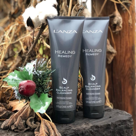 L'anza Healing Remedy Scalp Balancing Cleanser - Балансирующий очищающий шампунь для кожи головы и волос - 4