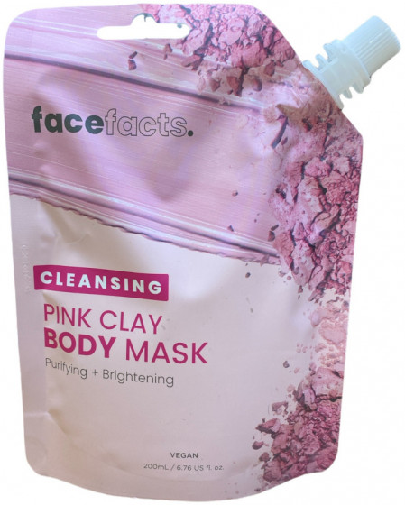 Face Facts Cleansing Pink Clay Body Mask - Очищающая маска для тела с розовой глиной