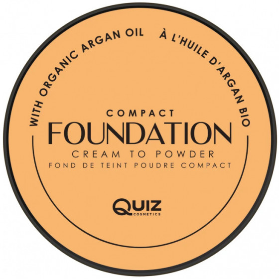 Quiz Cosmetics Compact Foundation Cream To Powder - Компактная кремовая пудра