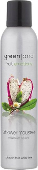 Greenland Fruit Emotions Shower Mousse Dragon Fruit-White Tea - Мусс для душа "Питайя-Белый чай"