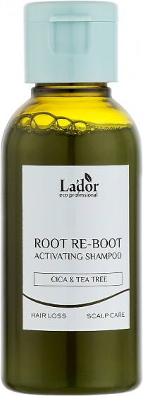 La'dor Root Re-Boot Activating Shampoo Cica & Tea Tree - Шампунь для жирной кожи головы