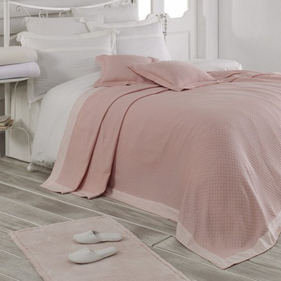 Ladinne Ava Blush (PUDRA) 160x220 - Покрывало розовое