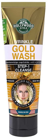 Hollywood Style Wrinkle Gold Wash - Гель для умывания с золотом