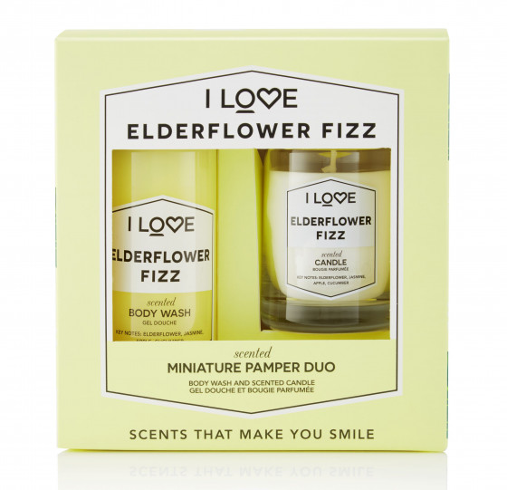 I Love Elderflower Fizz Mini Pamper Duo - Набор "Коктейль из бузины"