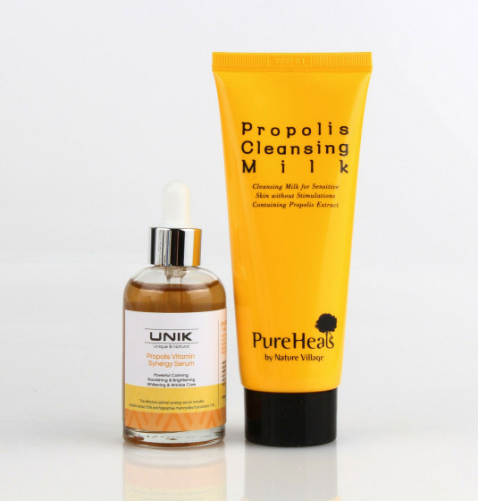 PureHeal's Propolis Cleansing Milk - Очищающее молочко с экстрактом прополиса для чувствительной кожи - 1