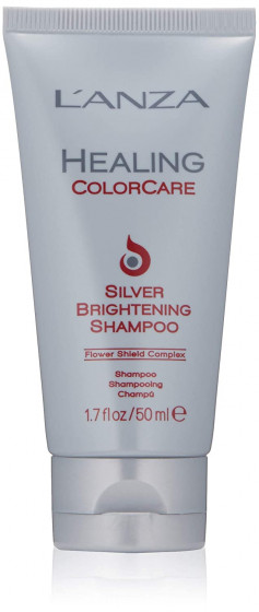 L'anza Healing Color Care Silver Brightening Shampoo - Серебристый шампунь для устранения желтизны волос