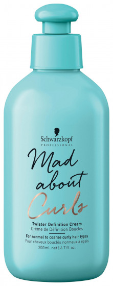 Schwarzkopf Professional Mad About Curls Twister Definition Cream - Питательный крем для укладки вьющихся волос