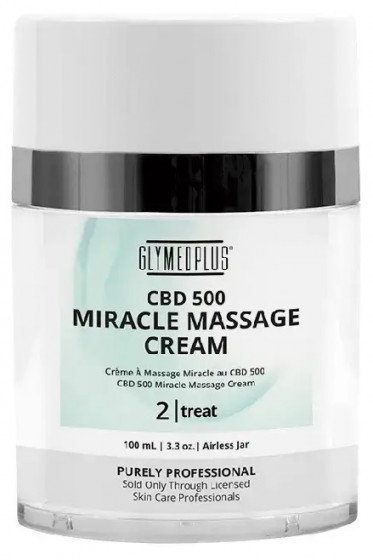 GlyMed Plus CBD 500 Miracle Massage Cream - Массажный крем для лица и тела