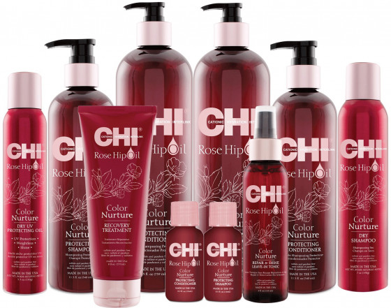 CHI Rose Hip Oil Color Nurture Recovery Treatment - Восстанавливающая маска с маслом шиповника - 2