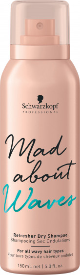 Schwarzkopf Professional Mad About Waves Refresher Dry Shampoo - Освежающий сухой шампунь для волнистых волос
