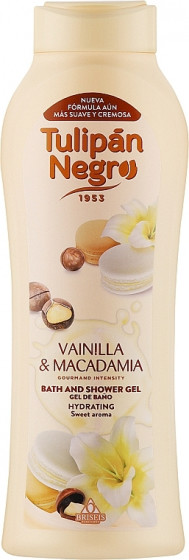 Tulipan Negro Vanilla & Macadamia Shower Gel - Гель для душа "Ваниль и макадамия"