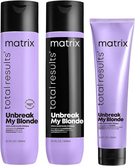 Matrix Total Results Unbreak My Blonde Reviving Leave-in Treatment - Укрепляющее и восстанавливающее несмываемое средство для волос - 2