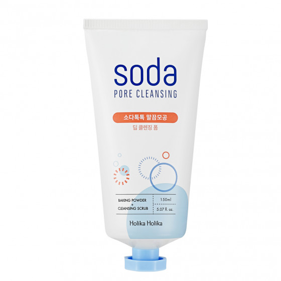 Holika Holika Soda Tok Tok Clean Pore Deep Cleansing Foam - Пенка для глубокой очистки лица