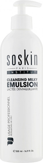 Soskin Cleansing Milky Emulsion - Очищающее эмульсия-молочко для лица с гликолиевой кислотой