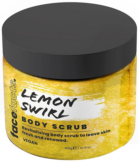 Face Facts Lemon Swirl Body Scrub - Скраб для тела "Лимонный водоворот"