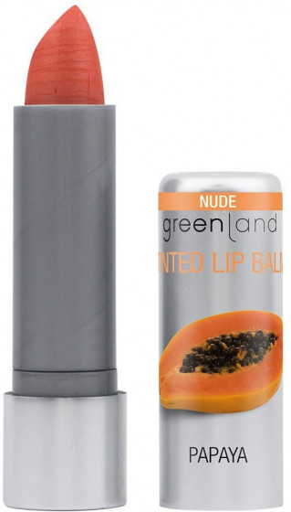 Greenland Glossy Balm & Butter Lip Balm Papaya - Бальзам для Губ "Персиковый Папайя" - 1