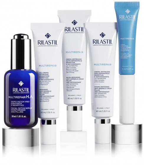 Rilastil Multirepair Facial Detox Serum - Антиоксидантная восстанавливающая сыворотка для лица с эффектом лифтинга - 4