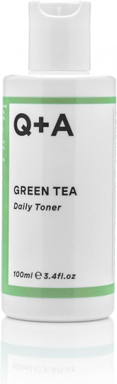 Q+A Green Tea Daily Toner - Успокаивающий тонер для лица с зеленым чаем