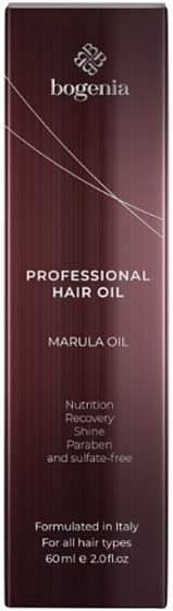 Bogenia Professional Marula Oil Hair Oil - Масло для волос с маслом марулы - 1