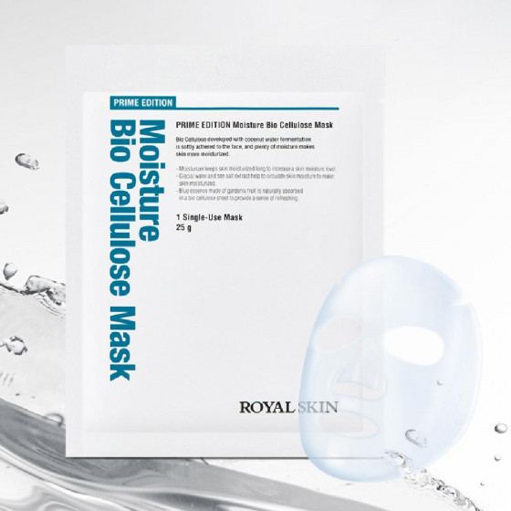 Royal Skin Prime Edition Moisture Bio Cellulose Mask - Био-целлюлозная увлажняющая маска для лица - 1